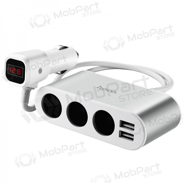 Φορτιστης αυτοκινητου - šakotuvas Hoco Z13 2xUSB 3xconnector Φορτιστης αυτοκινητου - šakotuvas Hoco Z13 2xUSB 3xconnector