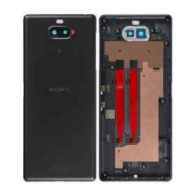 Sony Xperia 10 πίσω κάλυμμα μπαταρίας (μαύρος) (μεταχειρισμένος grade C, γνησια)