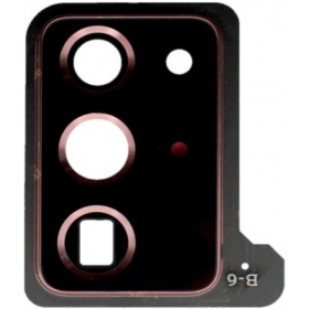 Samsung N985 / N986 Galaxy Note 20 Ultra τζαμάκι κάμερας (bronzinis) (με πλαίσιο)