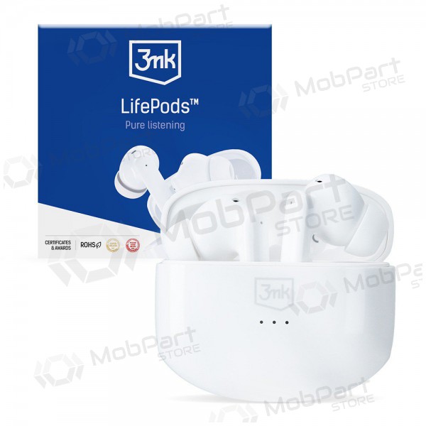 Ασύρματος handsfree ακουστικα 3mk LifePods (άσπρο) Ασύρματος handsfree ακουστικα 3mk LifePods (άσπρο)