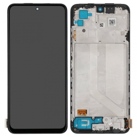 Xiaomi Redmi Note 10 / Redmi Note 10S / Poco M5s οθόνη (μαύρος) (με πλαίσιο)