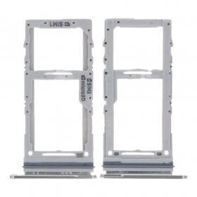 Samsung G980 / G981 / G985 / G986 / G988 S20 / S20 Plus / S20 Ultra Υποδοχή κάρτας SIM (άσπρο)