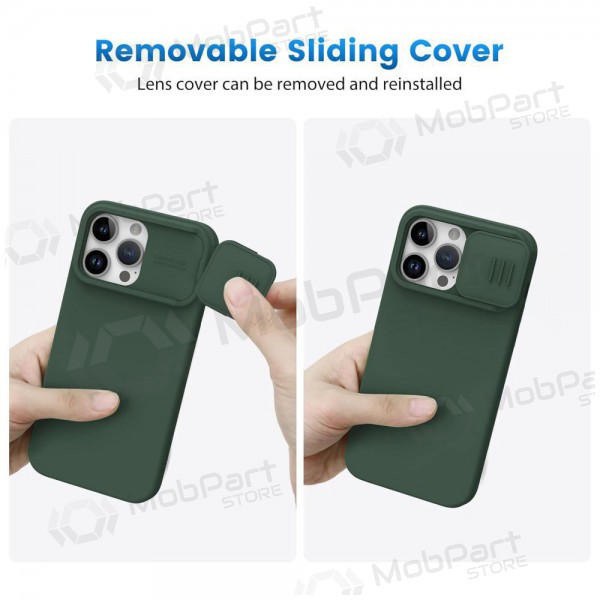 Apple iPhone 14 Pro θήκη „Nillkin Silicone“ (σκούρο πράσινο) Apple iPhone 14 Pro θήκη „Nillkin Silicone“ (σκούρο πράσινο)