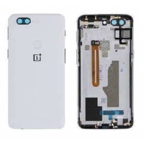 OnePlus 5T πίσω κάλυμμα μπαταρίας (άσπρο) (μεταχειρισμένος grade B, γνησια)