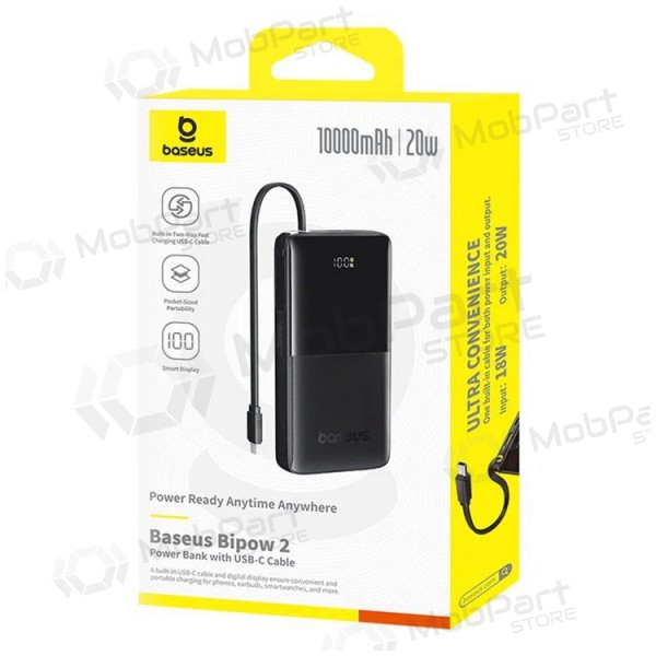 Εξωτερική μπαταρία Power Bank Baseus Bipow 2 20W 10000mAh μαύρος P10077101113-00