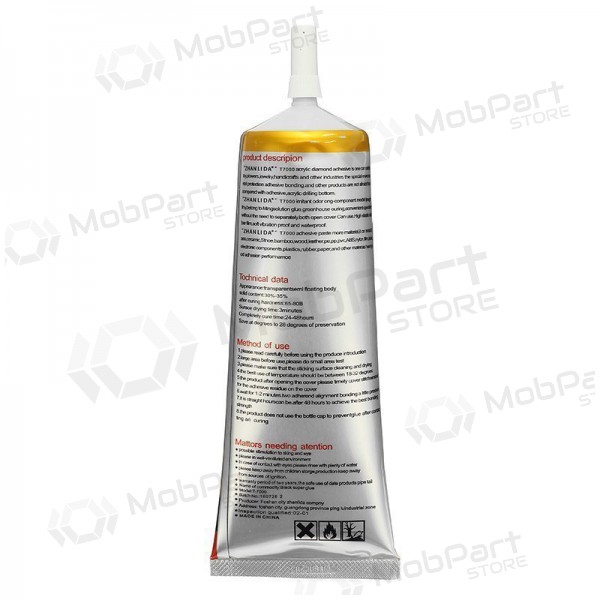 Κόλλα σιλικόνης γενικής χρήσης T7000 (15ml) (μαύρος)