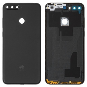 Huawei Y6 Prime 2018 πίσω κάλυμμα μπαταρίας (μαύρος) (μεταχειρισμένος grade C, γνησια)