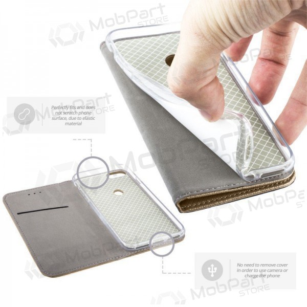 Xiaomi Redmi A5, Poco C71 (173,45x79,35x8,45) θήκη - Smart Magnet (χρυσή)