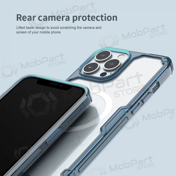 Apple iPhone 13 Pro Max θήκη „Nillkin Nature Magnetic“ (μπλε) Apple iPhone 13 Pro Max θήκη „Nillkin Nature Magnetic“ (μπλε)