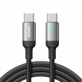 USB καλώδιο Joyroom S-CC100A10 Type-C to Type-C 100W 1.2m μαύρος