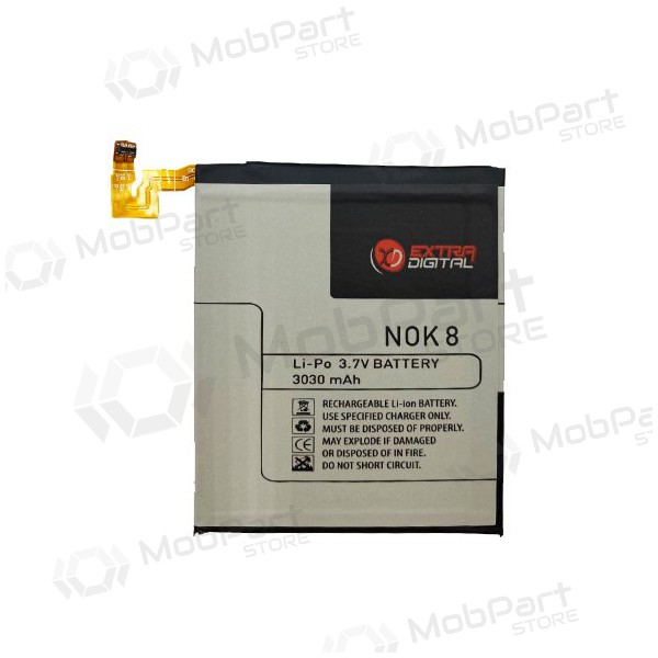 Nokia 8 μπαταρία / συσσωρευτής (3030mAh) Nokia 8 μπαταρία / συσσωρευτής (3030mAh)