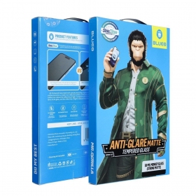 LCD apsauginis stikliukas 5D Mr. Monkey Glass (Strong Matte) Apple iPhone 16 Pro μαύρος