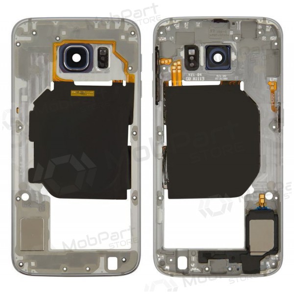 Samsung G920F Galaxy S6 εσωτερικό πλαίσιο (μαύρος) (μεταχειρισμένος Grade B, γνησια) Samsung G920F Galaxy S6 εσωτερικό πλαίσιο (μαύρος) (μεταχειρισμένος Grade B, γνησια)