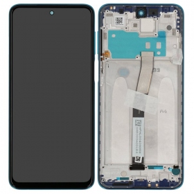 Xiaomi Redmi Note 9 Pro / Note 9S οθόνη (μπλε) (με πλαίσιο) (Premium)