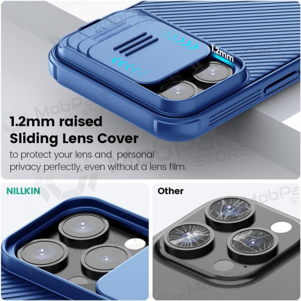 Apple iPhone 15 Pro θήκη „Nillkin CamShield Pro“ (μπλε)