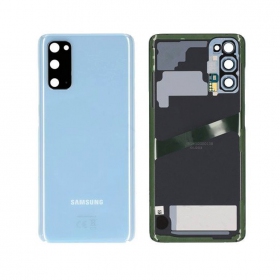 Samsung G981F / G980 Galaxy S20 πίσω κάλυμμα μπαταρίας (Cloud Blue) (μεταχειρισμένος grade C, γνησια)