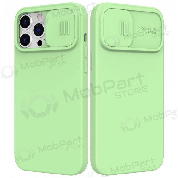 Apple iPhone 14 θήκη „Nillkin Silicone“ (ανοιχτό πράσινο)
