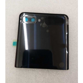 Samsung F700 Galaxy Z Flip πίσω κάλυμμα μπαταρίας (μαύρος) (μεταχειρισμένος grade B, γνησια)