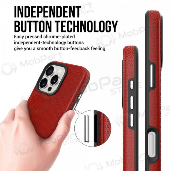 Θήκη Perfectionists Triangle Mag Case Apple iPhone 13 Pro το κόκκινο