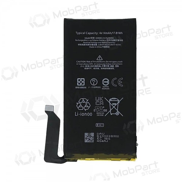 Google Pixel 6 μπαταρία, akumuliatorius