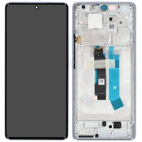 Xiaomi Redmi Note 14 Pro 4G οθόνη (μωβ) (με πλαίσιο) (γνησια)