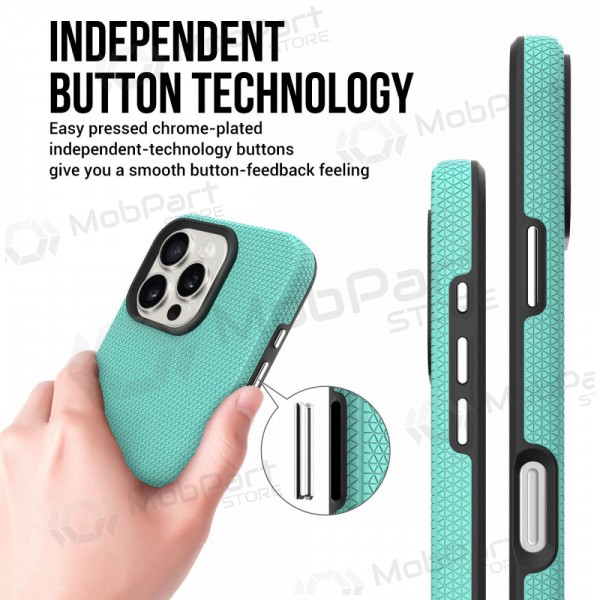 Θήκη Perfectionists Triangle Mag Case Apple iPhone 14 Pro πράσινος
