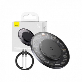 Ασύρματος φορτιστής Baseus BS-W530 15 W Qi μαύρος