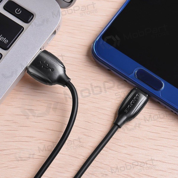 USB καλώδιο Borofone BX19 USB-A to USB-C 1.0m μαύρος