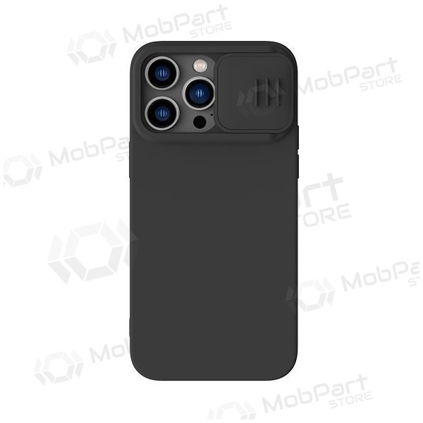 Apple iPhone 15 Pro Max θήκη „Nillkin Silicone“ (μαύρος)