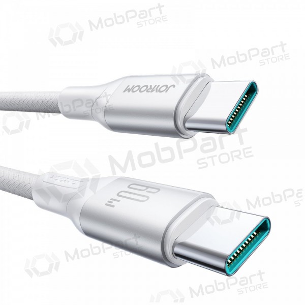 USB καλώδιο Joyroom S-A28 USB-C to USB-C 60W 1.0m άσπρο