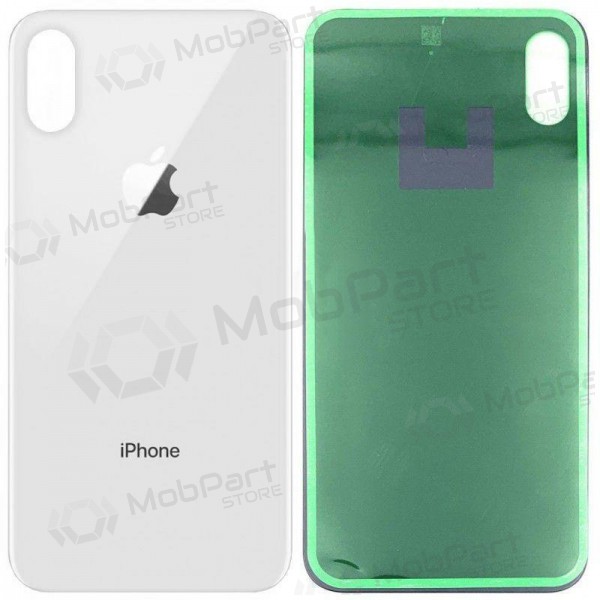 Apple iPhone XS Max πίσω κάλυμμα μπαταρίας ασήμι (άσπρο) (bigger hole for camera) Apple iPhone XS Max πίσω κάλυμμα μπαταρίας ασήμι (άσπρο) (bigger hole for camera)