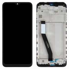 Xiaomi Redmi 9 οθόνη (μαύρος) (με πλαίσιο) (γνησια)