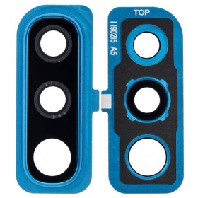 Samsung A505 / A705 Galaxy A50 2019 / A70 2019 τζαμάκι κάμερας (με πλαίσιο) (μπλε)