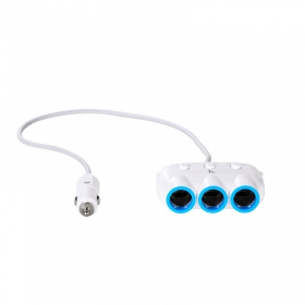 Φορτιστης αυτοκινητου - šakotuvas Hoco C1 2xUSB 3xconnector (3.1A)