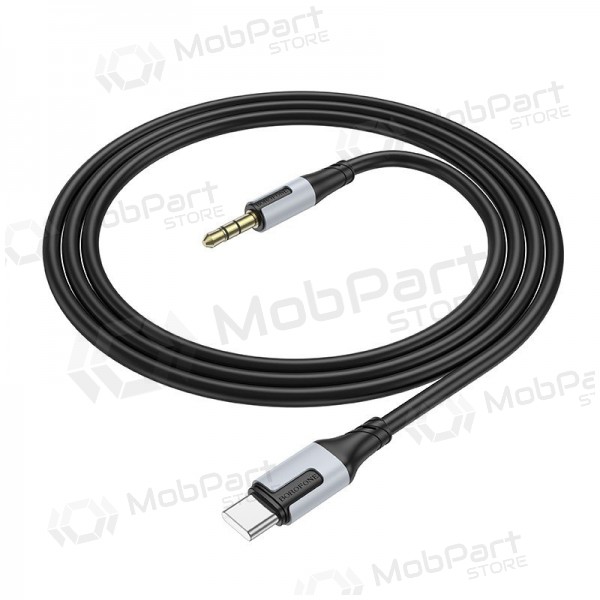Audio καλώδιο Borofone BL19 USB-C to 3,5mm μαύρος