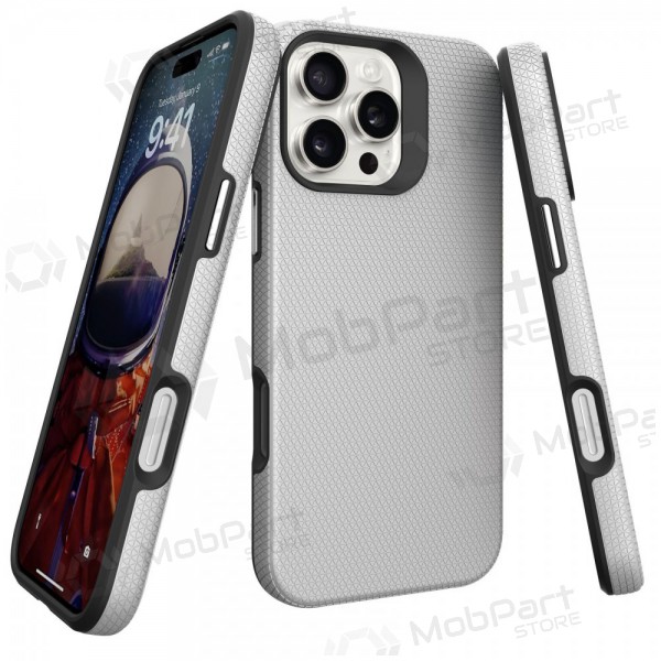 Θήκη Perfectionists Triangle Mag Case Apple iPhone 15 Pro Max ασήμι