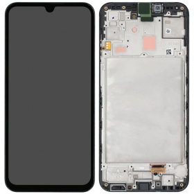 Samsung Galaxy A15 4G / A15 5G οθόνη (μαύρος) (με πλαίσιο) (γνησια)