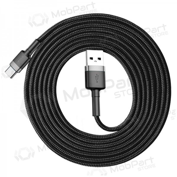 Καλώδιο Baseus Cafule PD Type-C - Type-C 3.0A 60W (γκρί-μαύρος) 1.0m CATKLF-GG1