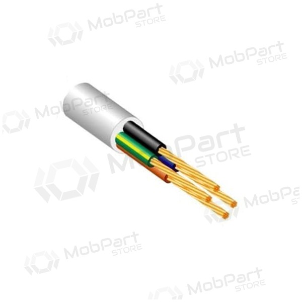 Εύκαμπτο καλώδιο Lietkabelis OMY BVV-F 5x6 mm² χάλκινο PVC.