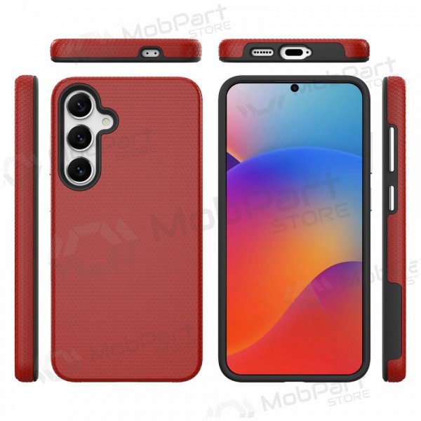 Θήκη Perfectionists Triangle Case Samsung S928 S24 Ultra το κόκκινο