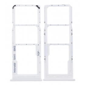Samsung Galaxy A125 A12 / A127 A12S Υποδοχή κάρτας SIM (άσπρο) (service pack) (γνησια)