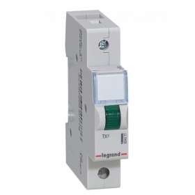 LED indikatorius ant DIN Legrand 604077 (πράσινος, 230V, TX3 1 mod.)