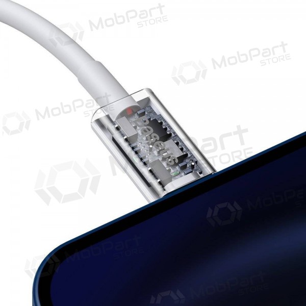 USB καλώδιο Baseus Superior Type-C - Lightning PD 20W 1.0m (άσπρο) CATLYS-A02