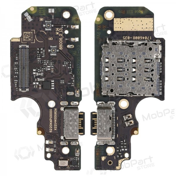 Xiaomi Redmi Note 11 Pro / Note 11 Pro 5G / Note 11e Pro / Poco X4 Pro 5G θύρα φόρτισης (service pack) (γνησια) Xiaomi Redmi Note 11 Pro / Note 11 Pro 5G / Note 11e Pro / Poco X4 Pro 5G θύρα φόρτισης (service pack) (γνησια)