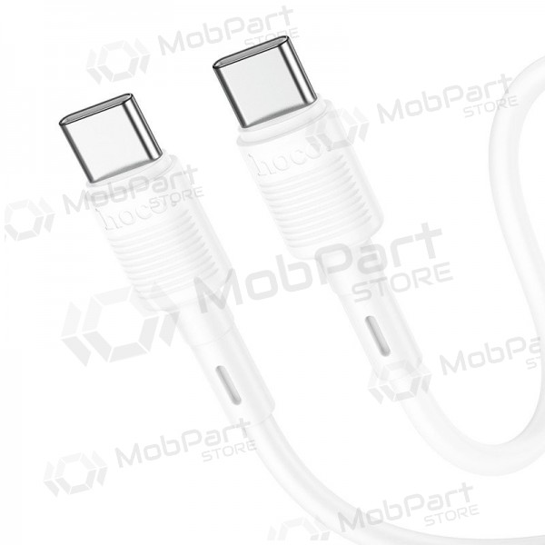 USB καλώδιο Hoco X83 60W Type-C to Type-C 1.0m άσπρο