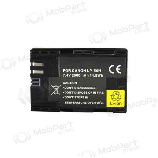 CANON LP-E6N 2500mAh φωτογραφική μπαταρία / συσσωρευτής CANON LP-E6N 2500mAh φωτογραφική μπαταρία / συσσωρευτής