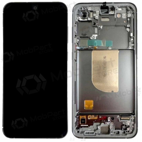 Samsung Galaxy S23 FE οθόνη (grafitas) (με πλαίσιο) (refurbished)