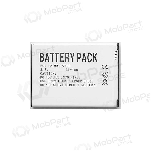 Samsung i9190 Galaxy S4 mini / i9192 S4 mini Duos / i9195 S4 mini (B500BE) μπαταρία / συσσωρευτής (1900mAh) Samsung i9190 Galaxy S4 mini / i9192 S4 mini Duos / i9195 S4 mini (B500BE) μπαταρία / συσσωρευτής (1900mAh)