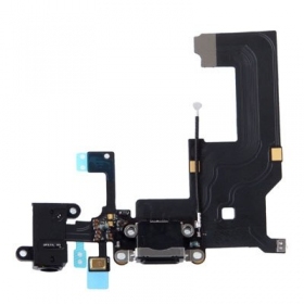 Apple iPhone 5 θύρα φόρτισης (μαύρος)