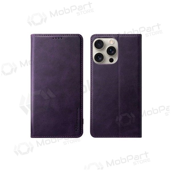 Θήκη HDD Magnetic Wallet Case Samsung A165 A16 4G/A166 A16 5G μωβ